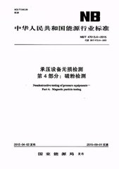 NB/T 47013.4-2015  承壓設備無損檢測 第4部分:磁粉檢測