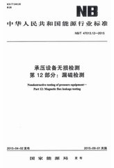 NB/T 47013.12-2015  承壓設(shè)備無(wú)損檢測(cè) 第12部分：漏磁檢測(cè)