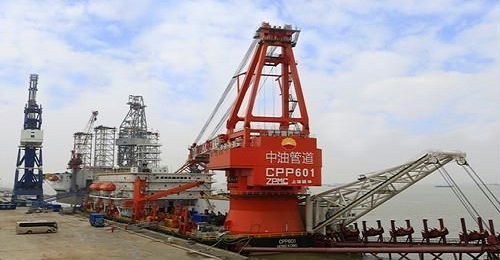 中油管道CPP601鋪管船