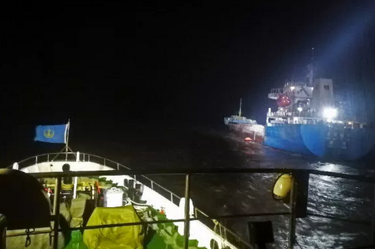 舟山海域1艘貨船沉沒7名船員全部獲救