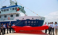 清華大學深圳國際研究生院“清研海試1”試驗母船啟用