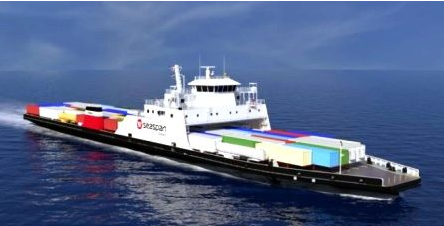 達門船廠為Seaspan建造兩艘雙燃料混合動力滾裝船
